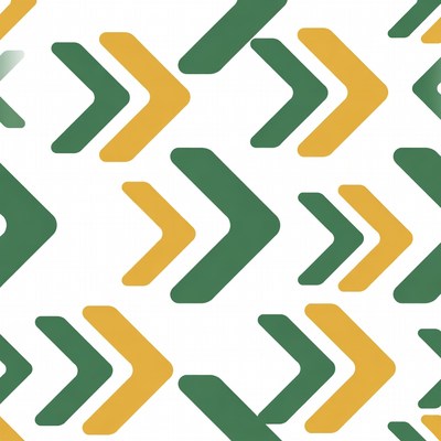 Green and Yellow Arrow Pattern