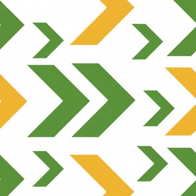 Green and Yellow Arrows Pattern
