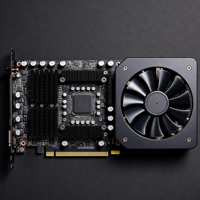 NVIDIA RTX Graphics Card Closeup