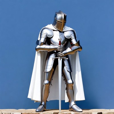 Medieval Knight in Shining Armor