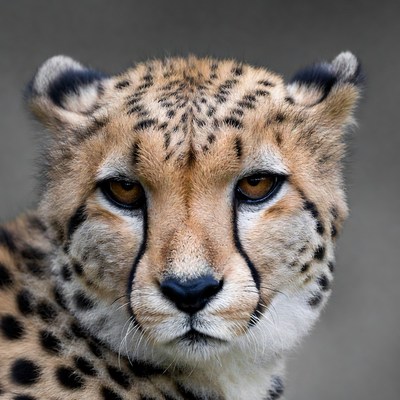 Cheetah close-up portrait