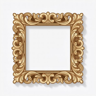 Ornate Gold Picture Frame