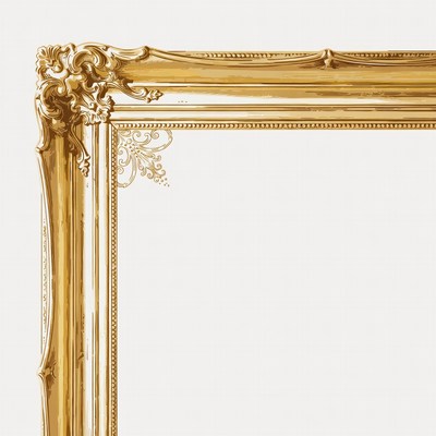 Ornate Gold Picture Frame
