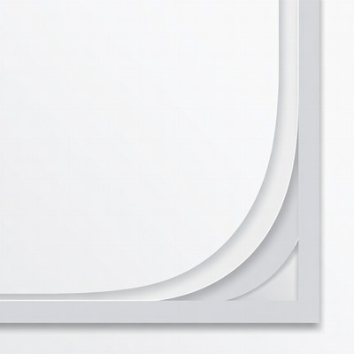 White Paper Border Frame
