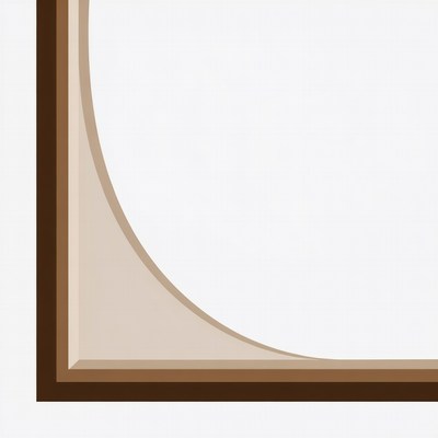 Empty Picture Frame Isolated