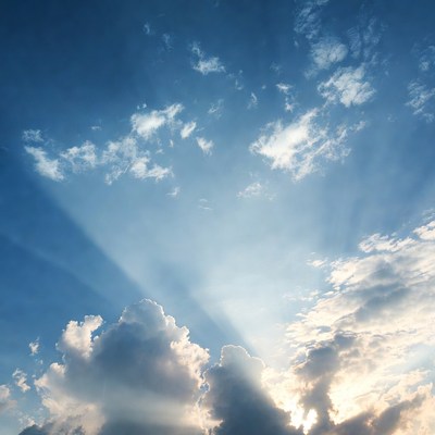 Clouds with Sun Rays