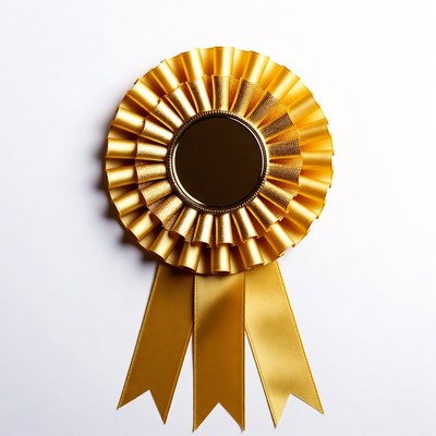 Gold Ribbon Award Badge