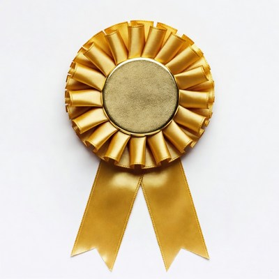Gold Ribbon Award Badge