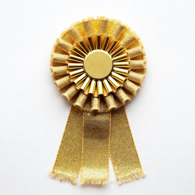 Gold Ribbon Award Badge