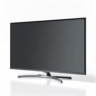 Modern LED TV on stand