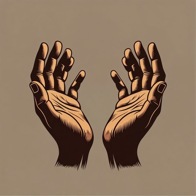 Open Hands Illustration