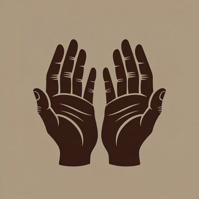 Open Hands Illustration