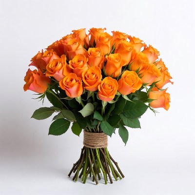 Bouquet of Orange Roses