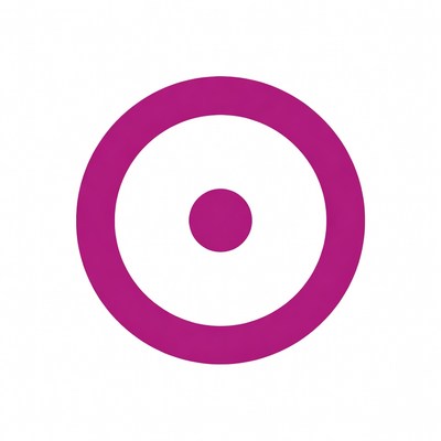 Purple Circle with White Center