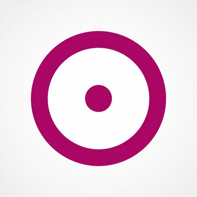 Purple Circle with Small Inner Dot