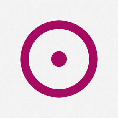 Purple Circle with Central Dot