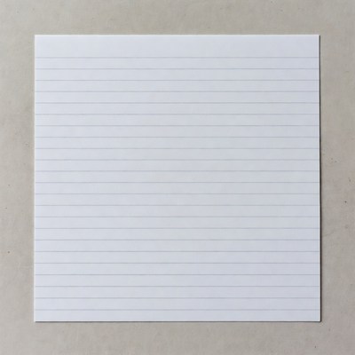 Blank Lined Notebook Paper