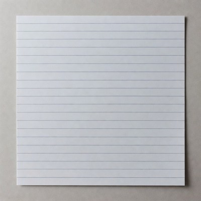 Blank Lined Notebook Paper