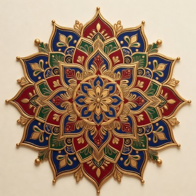 Colorful Mandala Art Design