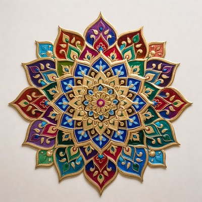 Colorful Mandala Art Design