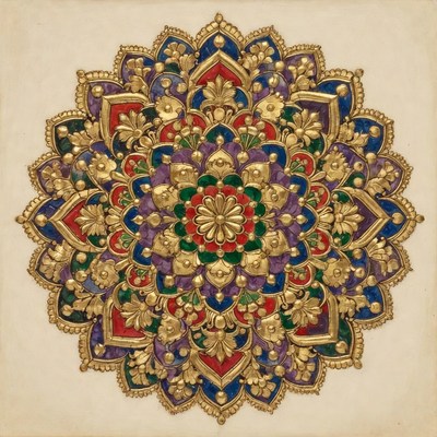 Ornate Gold Mandala Design