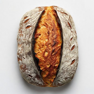 Sliced Artisan Bread Loaf