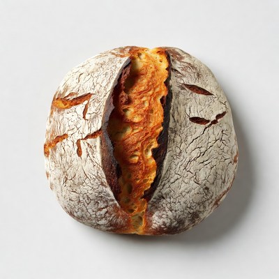 Sliced Rustic Bread Loaf