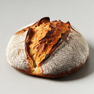 Sliced Rustic Bread Loaf