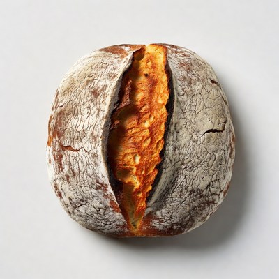 Sliced Rustic Bread Loaf