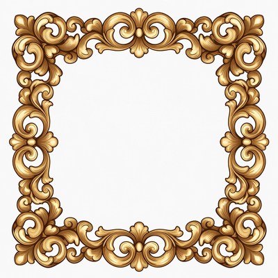 Ornate Gold Ornamental Frame
