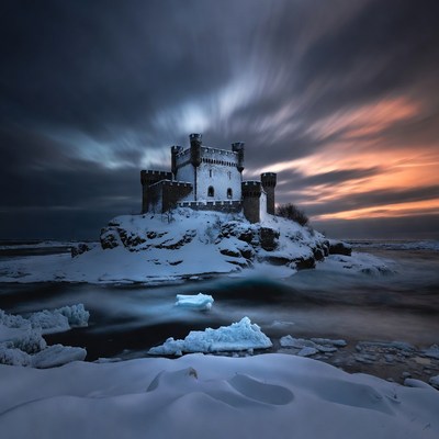 Snowy Castle on Icy Island