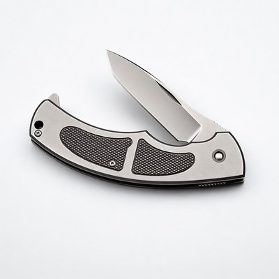 Open Folding Pocket Knife