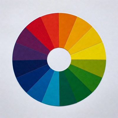 Color Wheel with 12 Colors