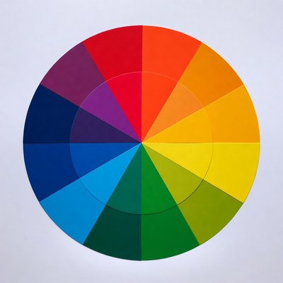 Color Wheel with 12 Colors