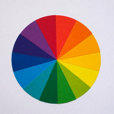 Color Wheel with 12 Colors
