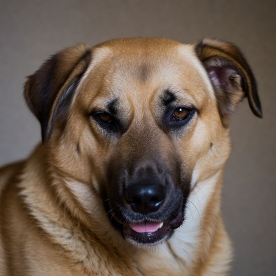 Close-up of German Shepherd dog