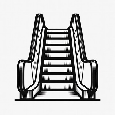Escalator Illustration