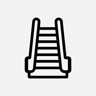 Escalator Line Icon