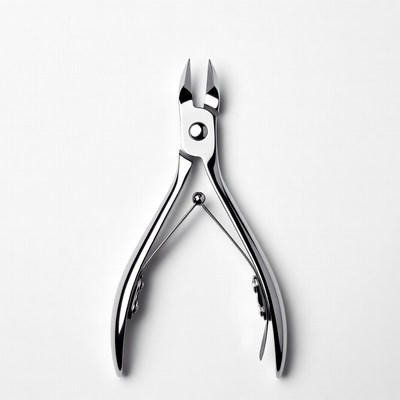 Shiny Silver Nail Clippers