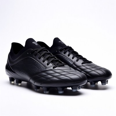 Black Soccer Cleats Pair
