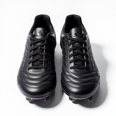 Black Adidas Soccer Cleats Pair