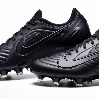 Black Nike Mercurial Soccer Cleats