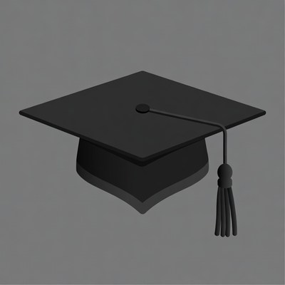 Black Graduation Cap Tassel