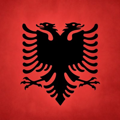 Albanian Double-Headed Eagle Flag