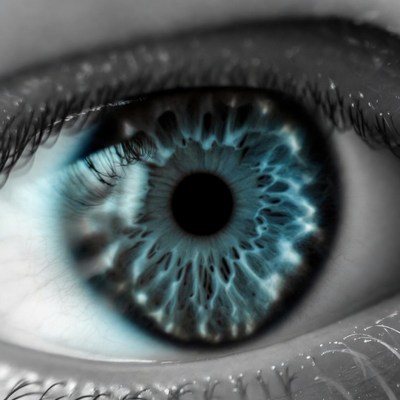 Close-up Blue Human Eye