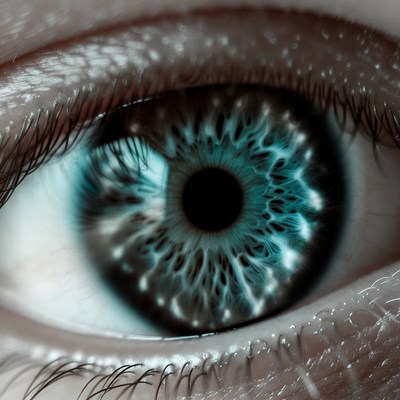 Close-up Blue Human Eye