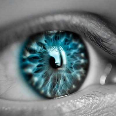 Close-up Blue Human Eye