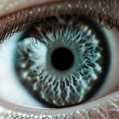 Close-up Blue Human Eye