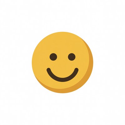 Yellow Smiling Emoji Face