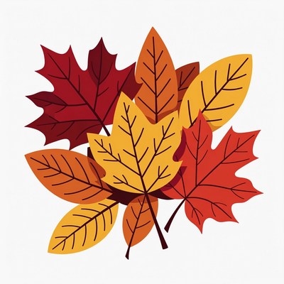 Autumn Maple Leaves Clipart